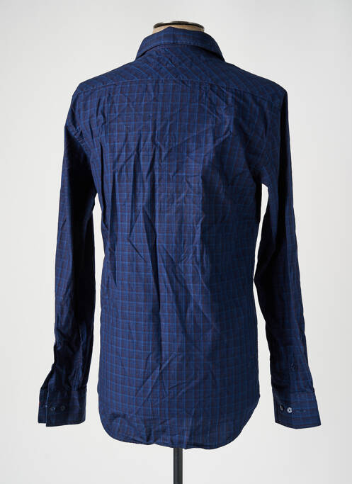 Chemise manches longues bleu LE FABULEUX MARCEL DE BRUXELLES pour homme