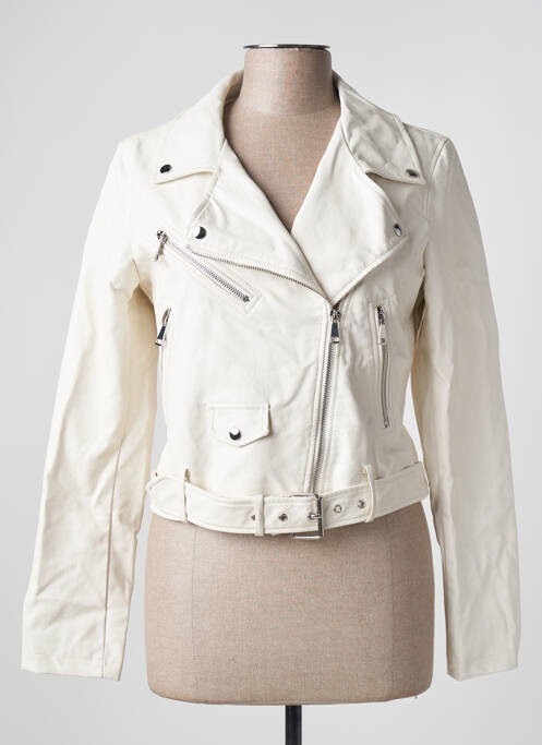 Veste simili cuir blanc TALLY WEIJL pour femme