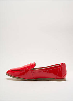 Mocassins chiquet talon plat jusqu'à 3cm rouge I LOVE SHOES femme