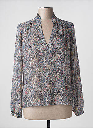 Blouse bleu MORGAN femme