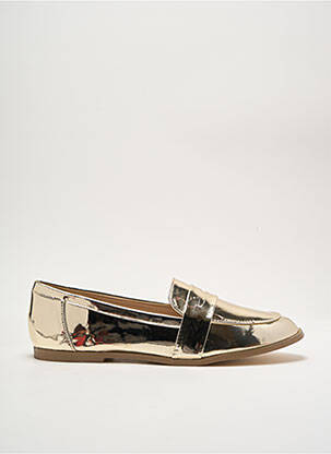 Mocassins matière lisse talon plat jusqu'à 3cm or I LOVE SHOES femme