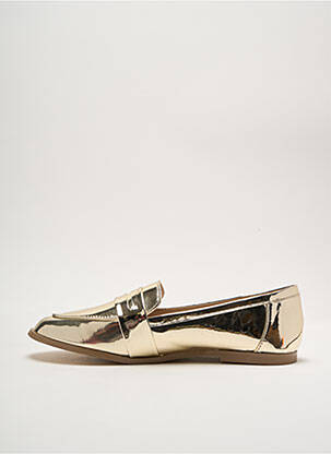 Mocassins matière lisse talon plat jusqu'à 3cm or I LOVE SHOES femme