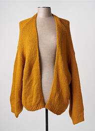 Gilet manches longues jaune VERO MODA femme