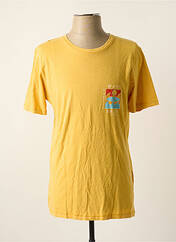 T-shirt jaune JACK & JONES pour homme seconde vue