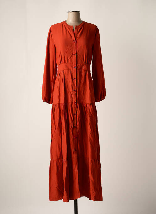 Robe longue orange DEUX. BY ELINE DE MUNCK pour femme