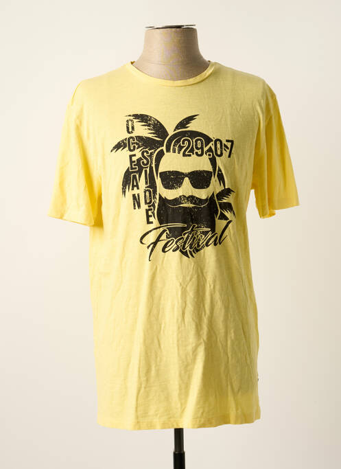 T-shirt jaune ONLY&SONS pour homme