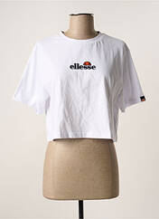 T-shirt blanc ELLESSE pour femme seconde vue