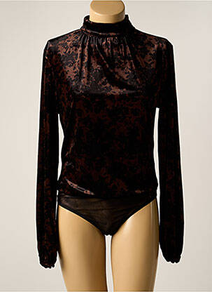 Sous-pull marron DEUX. BY ELINE DE MUNCK femme