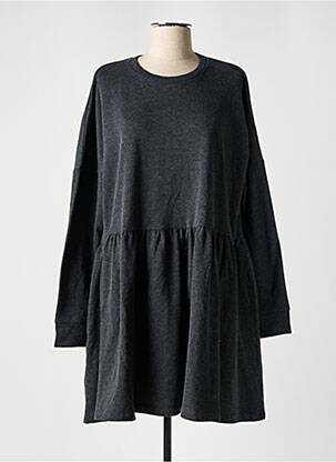 Robe mi-longue gris NOISY MAY femme
