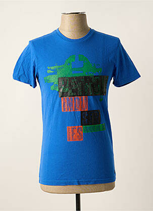 T-shirt bleu PETROL INDUSTRIES pour homme