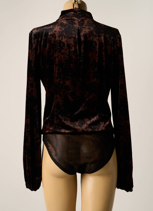 Sous-pull marron DEUX. BY ELINE DE MUNCK femme