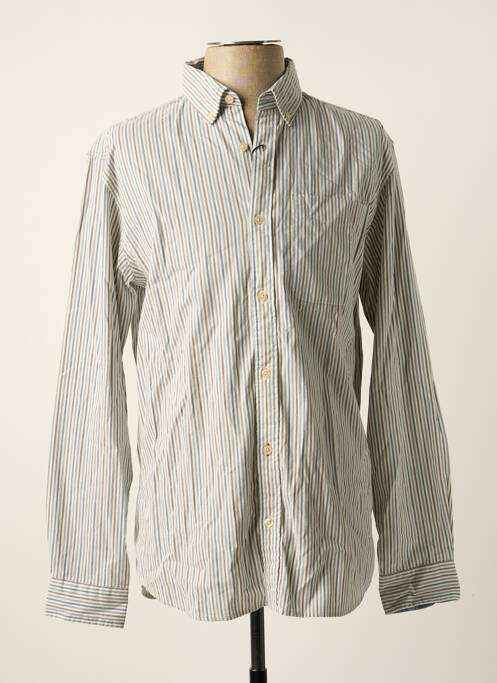 Chemise manches longues bleu JACK & JONES pour homme