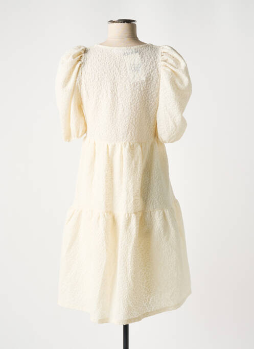 Robe mi-longue blanc MANGO pour femme