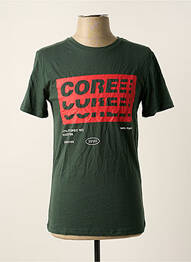 T-shirt vert JACK & JONES homme