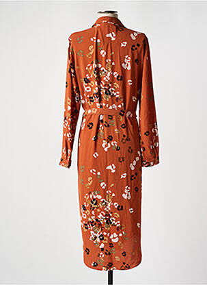Robe longue marron VERO MODA femme