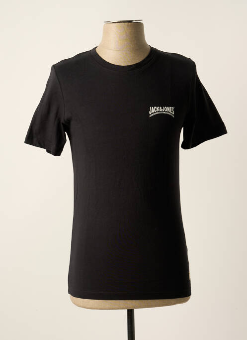 T-shirt noir JACK & JONES pour homme