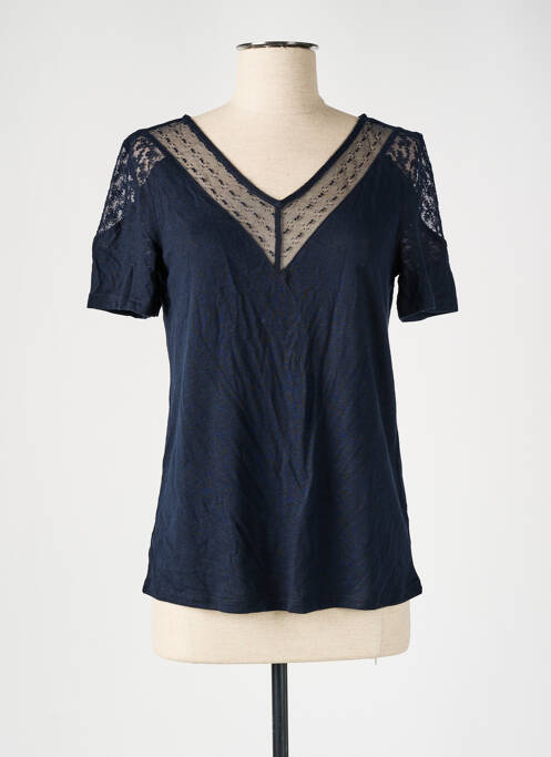 T-shirt bleu MORGAN pour femme