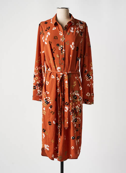 Robe longue marron VERO MODA pour femme