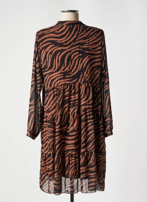Robe courte marron ZABAIONE pour femme