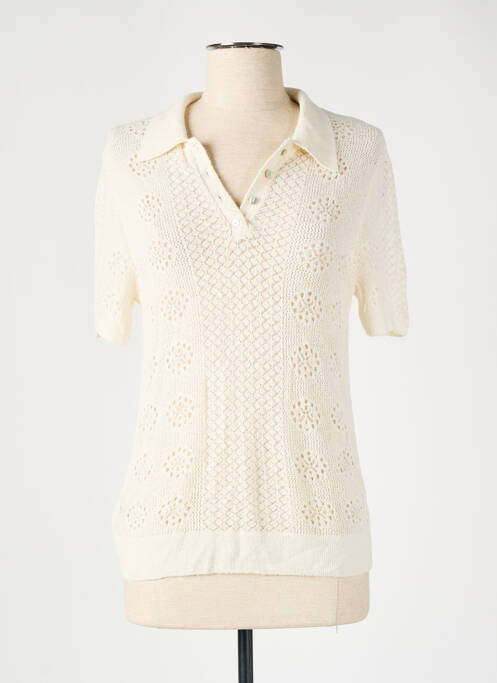 Polo beige MANGO pour femme