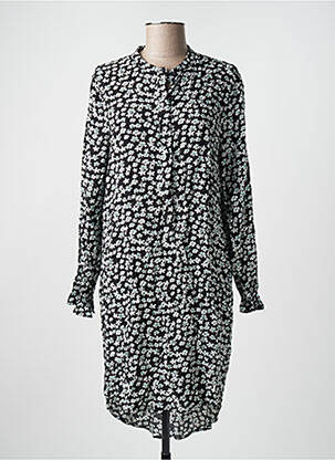 Robe mi-longue noir JACQUELINE DE YONG femme