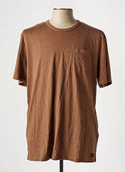 T-shirt marron TOM TAILOR pour homme seconde vue