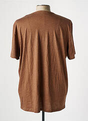 T-shirt marron TOM TAILOR pour homme seconde vue