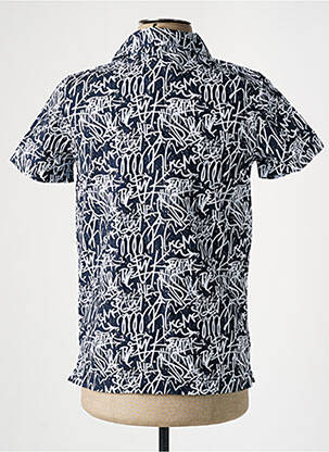 Chemise manches courtes bleu CEMI homme