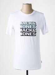 T-shirt blanc JACK & JONES pour homme seconde vue