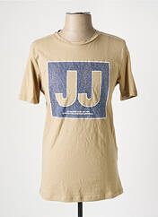 T-shirt beige JACK & JONES pour homme seconde vue