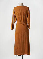 Robe longue marron MANGO pour femme seconde vue