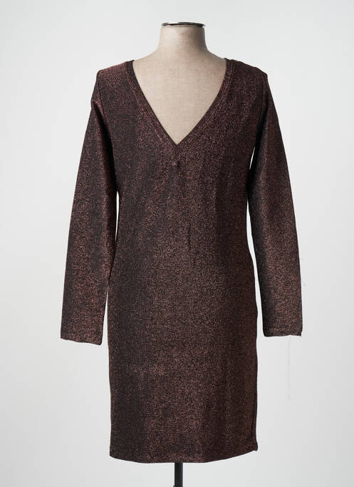 Robe courte marron ONLY pour femme
