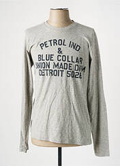 T-shirt gris PETROL INDUSTRIES pour homme seconde vue