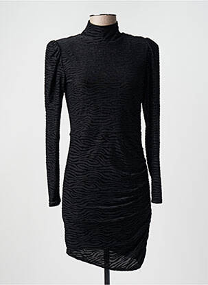 Robe courte noir MANGO pour femme