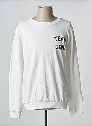 Sweat-shirt blanc CEMI homme