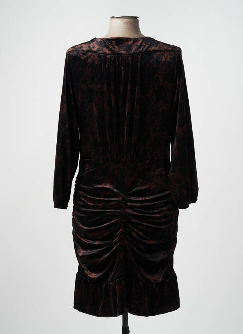 Robe mi-longue marron DEUX. BY ELINE DE MUNCK pour femme