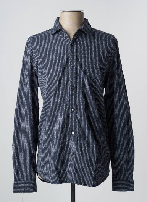 Chemise manches longues bleu PETROL INDUSTRIES pour homme