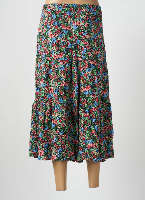 Jupe mi-longue vert ONLY pour femme