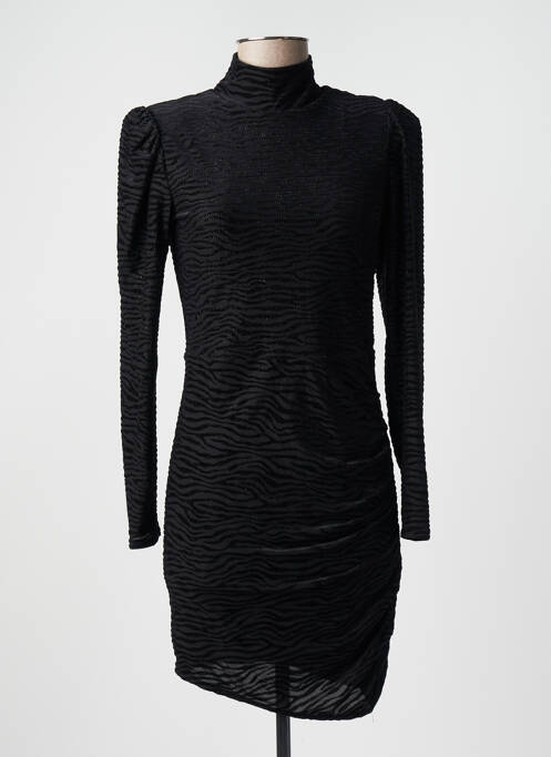 Robe courte noir MANGO pour femme