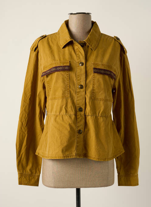 Veste casual jaune ONLY pour femme