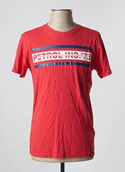 T-shirt rouge PETROL INDUSTRIES pour homme seconde vue