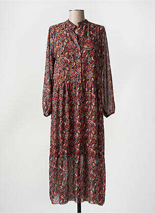 Robe longue marron ZABAIONE femme
