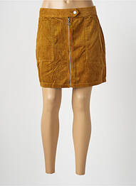 Jupe courte marron JACQUELINE DE YONG femme