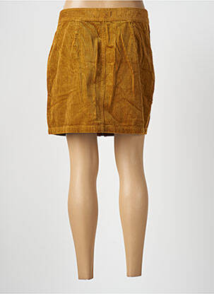 Jupe courte marron JACQUELINE DE YONG femme