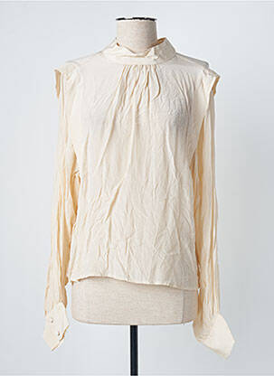 Blouse beige MANGO pour femme