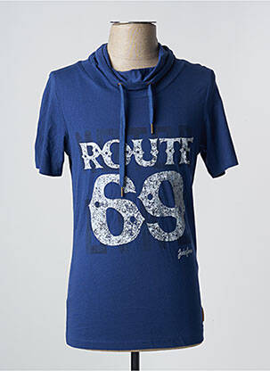 T-shirt bleu JACK & JONES homme