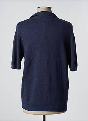 Gilet manches courtes bleu LE FABULEUX MARCEL DE BRUXELLES homme