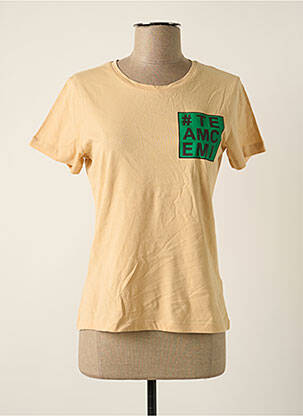 T-shirt beige CEMI femme