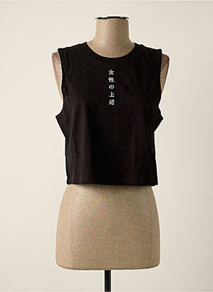Crop top noir TALLY WEIJL femme