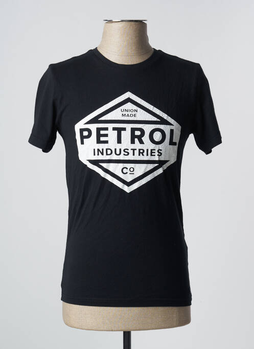 T-shirt noir PETROL INDUSTRIES pour homme